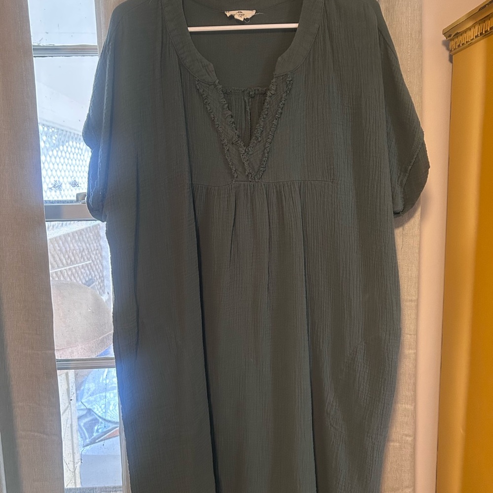 Entro Dark Green Dress